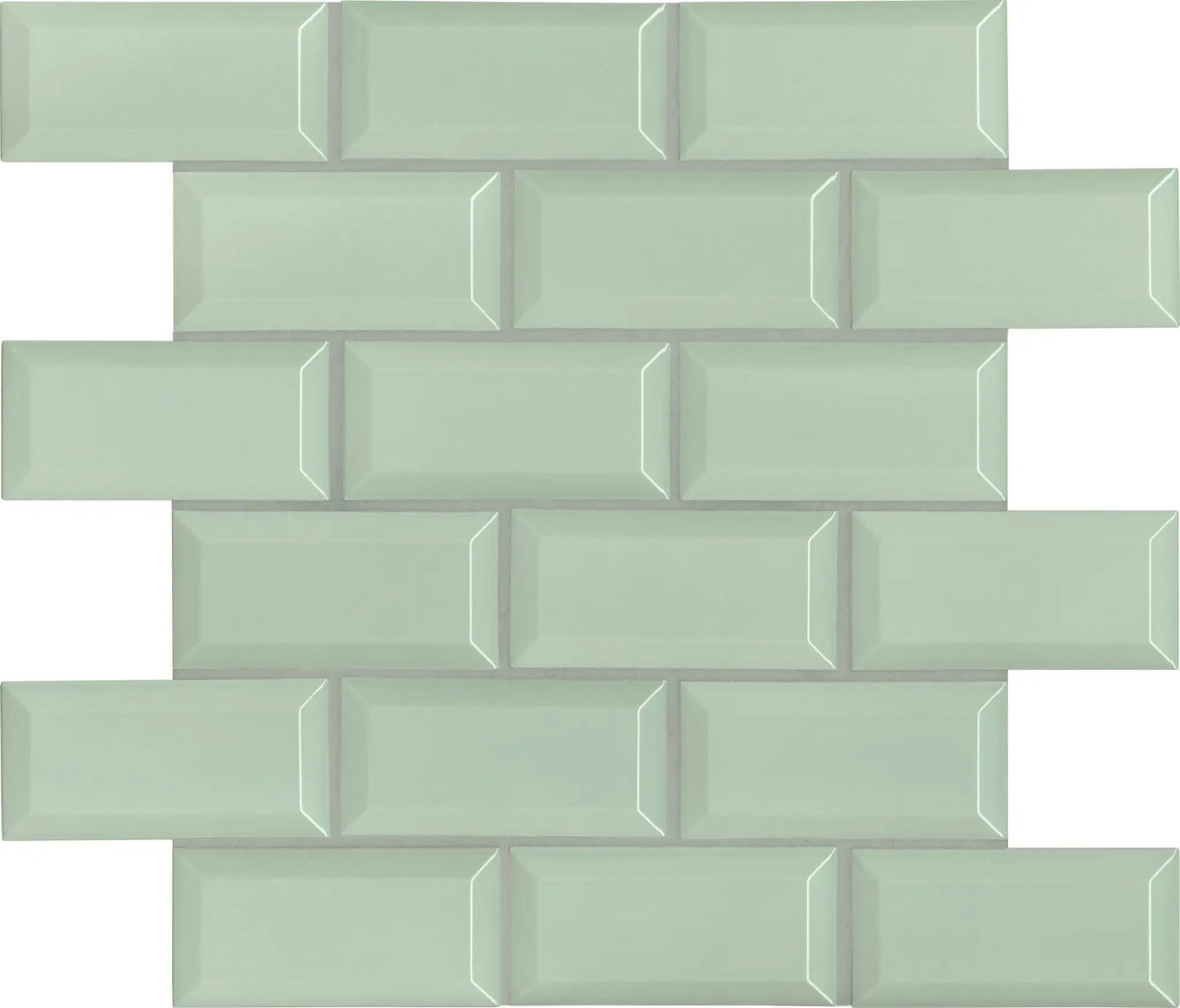 Agrob Buchtal District 2 x 4 Beveled 12.44" x 12.44" Porcelain Mosaic