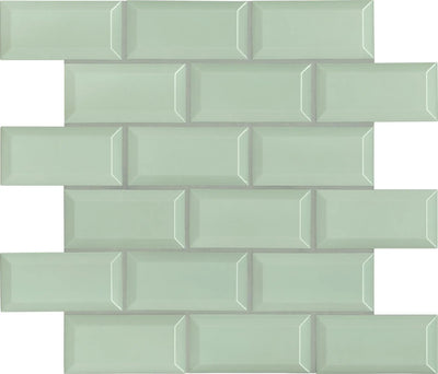Agrob Buchtal District 2 x 4 Beveled 12.44" x 12.44" Porcelain Mosaic