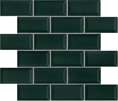 Agrob Buchtal District 2 x 4 Beveled 12.44" x 12.44" Porcelain Mosaic