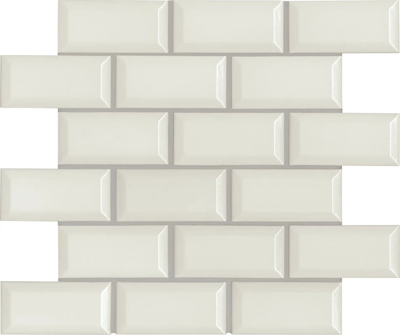 Agrob Buchtal District 2 x 4 Beveled 12.44" x 12.44" Porcelain Mosaic