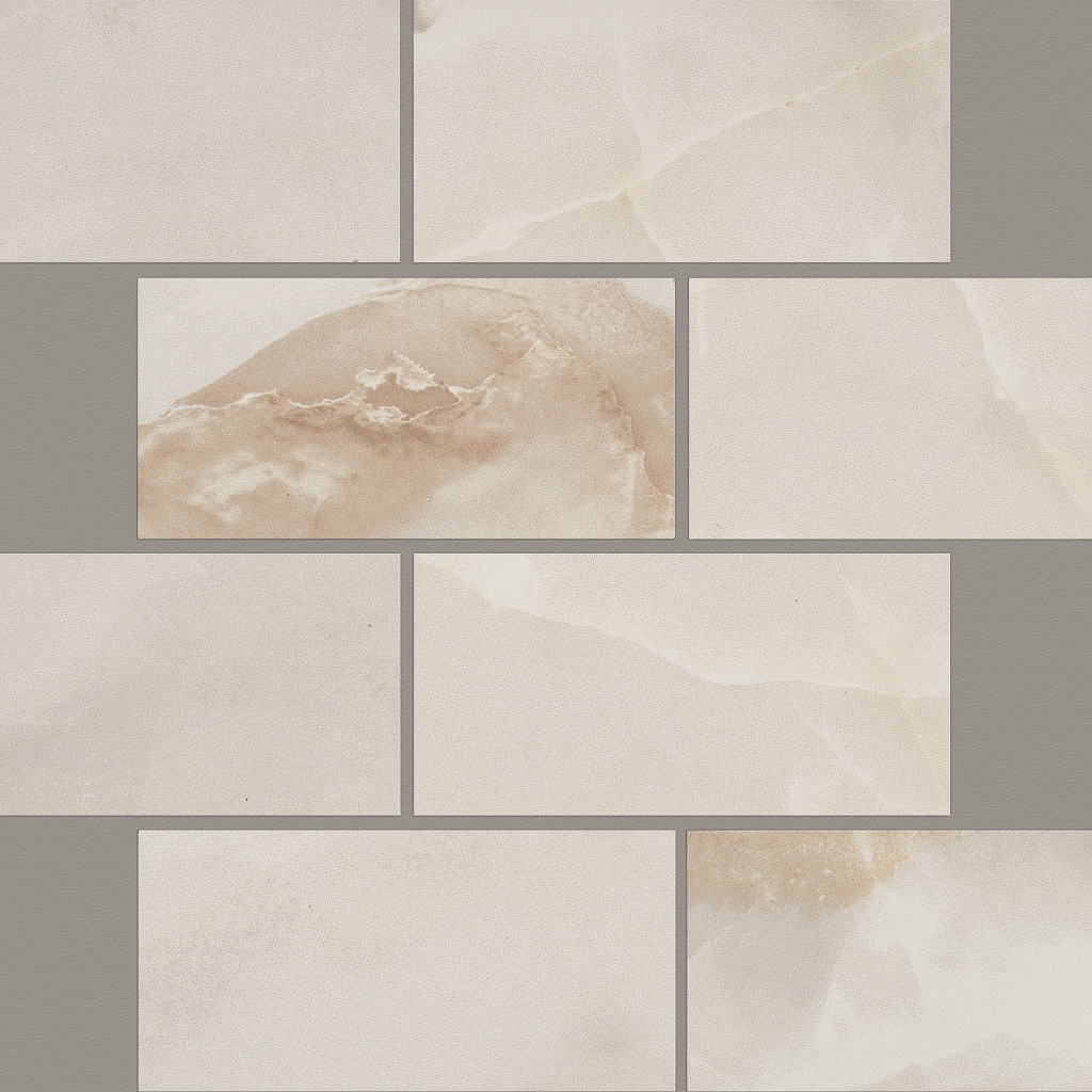 Shaw Floors Gemstone Brick 11.73" x 11.73" Ceramic Mosaic