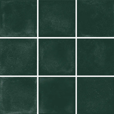 Agrob Buchtal Karl Glazed 4 x 4 11.7" x 11.7" Porcelain Mosaic