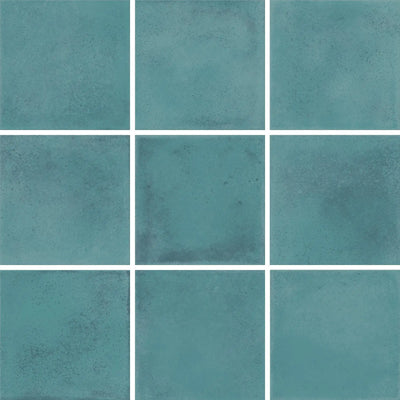 Agrob Buchtal Karl Glazed 4 x 4 11.7" x 11.7" Porcelain Mosaic