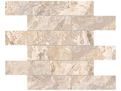 Anatolia Antico 2 x 6 Brick 11.77" x 11.77" Porcelain Mosaic