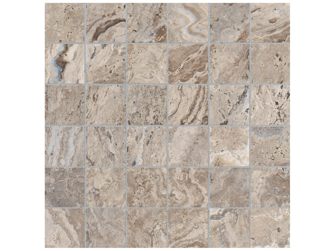 Anatolia Antico 2 x 2 11.77" x 11.77" Porcelain Mosaic