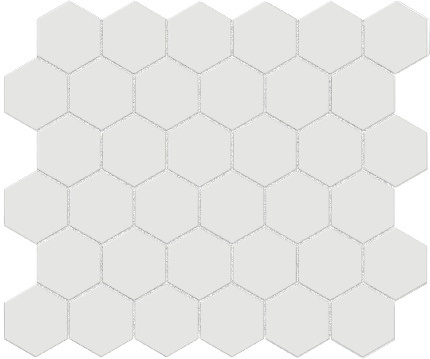 Tesoro Soho 2" Hexagon 10.75" x 11.5" Ceramic Mosaic