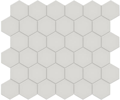 Tesoro Soho 2" Hexagon 10.75" x 11.5" Ceramic Mosaic