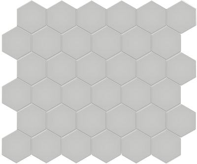 Tesoro Soho 2" Hexagon 10.75" x 11.5" Ceramic Mosaic