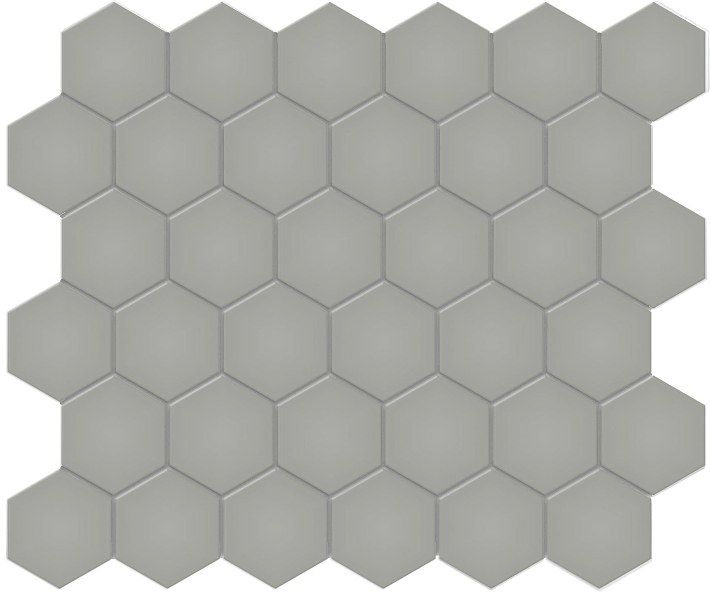 Tesoro Soho 2" Hexagon 10.75" x 11.5" Ceramic Mosaic