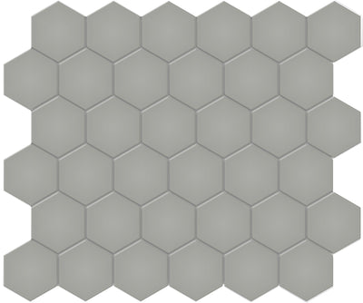 Tesoro Soho 2" Hexagon 10.75" x 11.5" Ceramic Mosaic