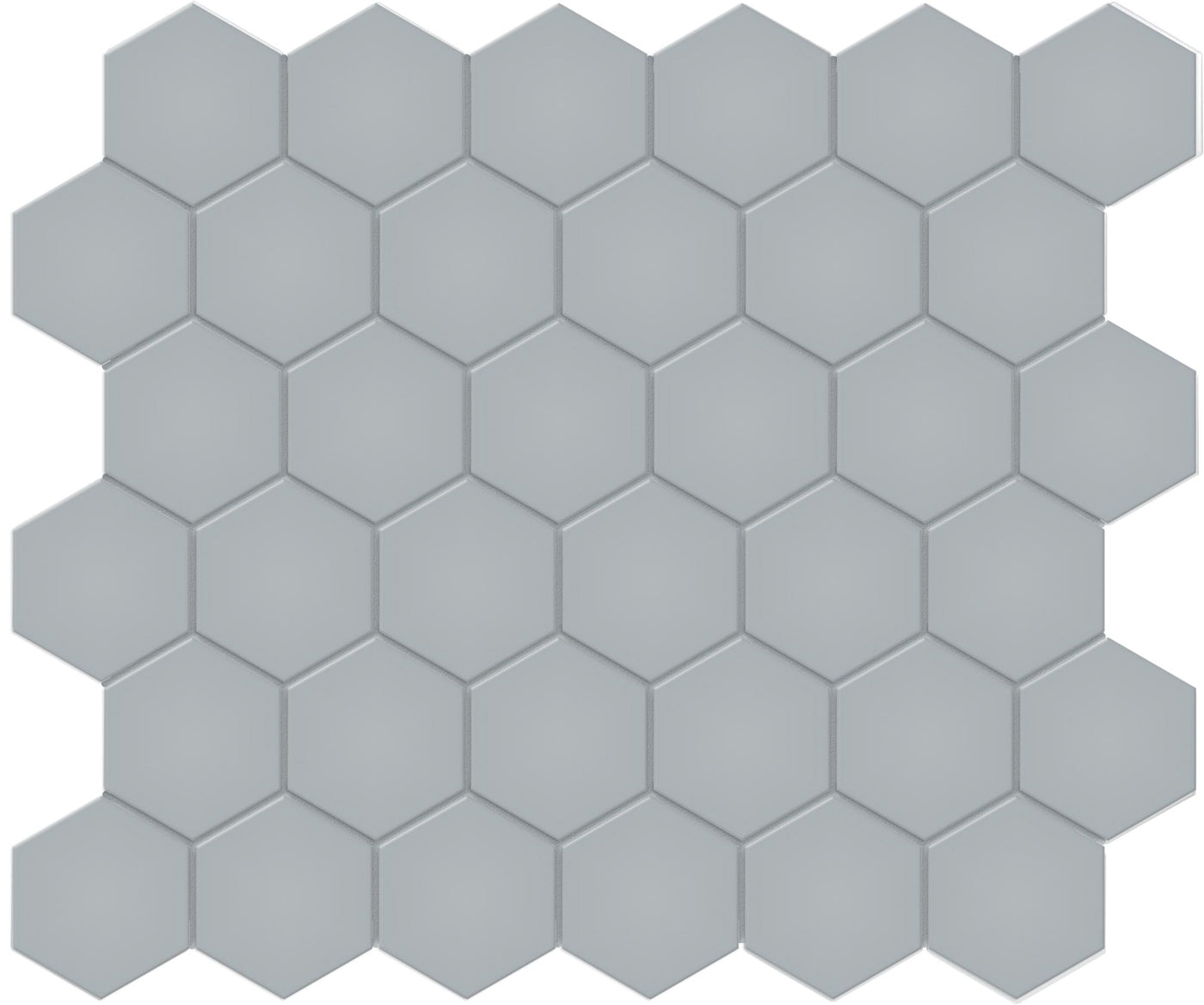Tesoro Soho 2" Hexagon 10.75" x 11.5" Ceramic Mosaic