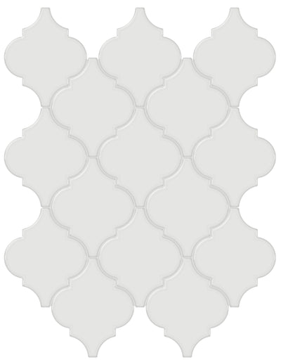 Tesoro Soho Arabesque 12" x 13.25" Ceramic Mosaic
