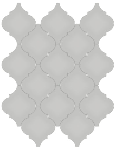 Tesoro Soho Arabesque 12" x 13.25" Ceramic Mosaic