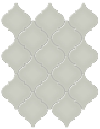 Tesoro Soho Arabesque 12" x 13.25" Ceramic Mosaic