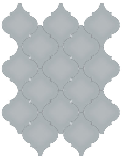 Tesoro Soho Arabesque 12" x 13.25" Ceramic Mosaic