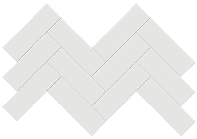 Tesoro Soho 2 x 6 Herringbone 8.25" x 16.5" Ceramic Mosaic