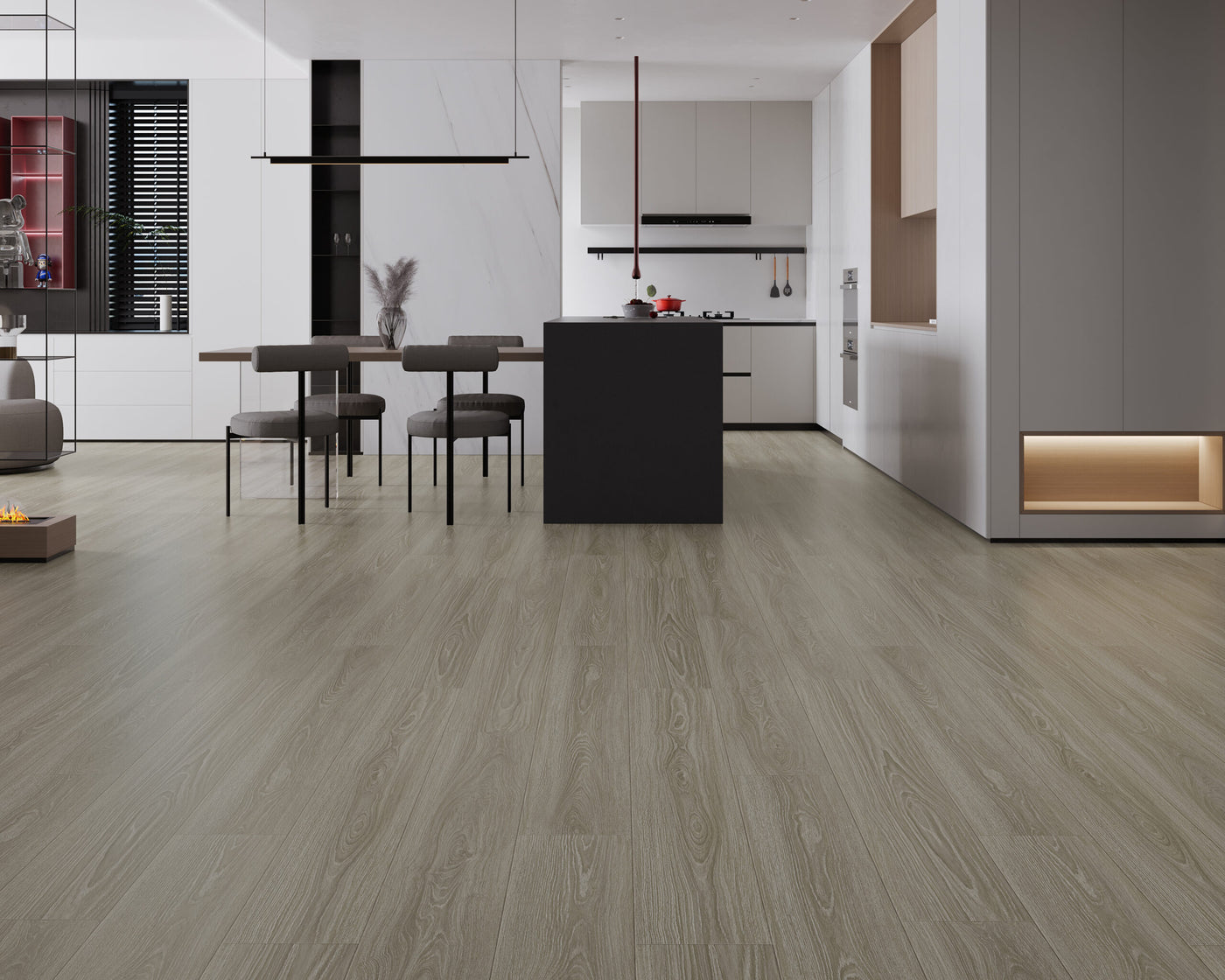 BHW Floors Kingston 7.7" x 48" Citadel Laminate Plank