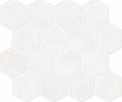 Landmark Ceramics Explore 3 x 3 Hexagon 10" x 12" Porcelain Mosaic