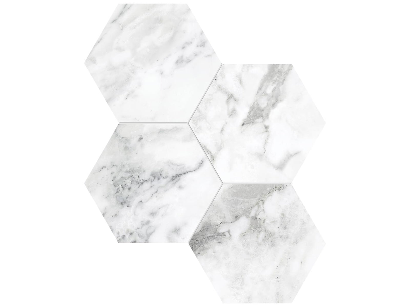 Anatolia La Marca 6" Hexagon 9.96" x 11.5" Porcelain Mosaic