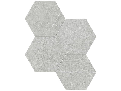 Anatolia Mjork 6" Hexagon 9.96" x 11.5" Porcelain Mosaic