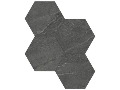 Anatolia Nord 6" Hexagon 9.96" x 11.5" Porcelain Mosaic