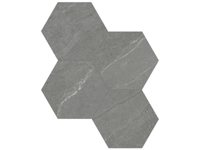Anatolia Nord 6" Hexagon 9.96" x 11.5" Porcelain Mosaic