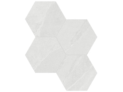 Anatolia Nord 6" Hexagon 9.96" x 11.5" Porcelain Mosaic
