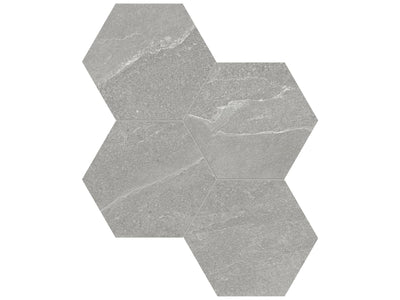 Anatolia Nord 6" Hexagon 9.96" x 11.5" Porcelain Mosaic