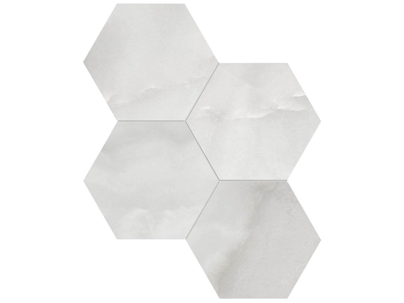 Anatolia La Marca 6" Hexagon 9.96" x 11.5" Porcelain Mosaic