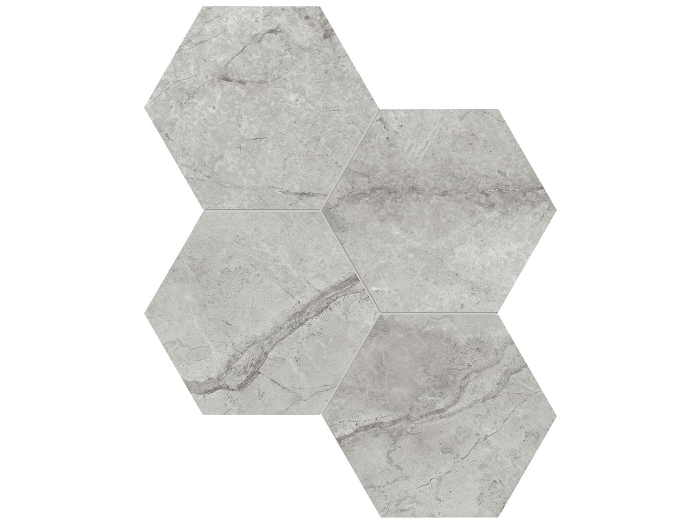 Anatolia La Marca 6" Hexagon 9.96" x 11.5" Porcelain Mosaic