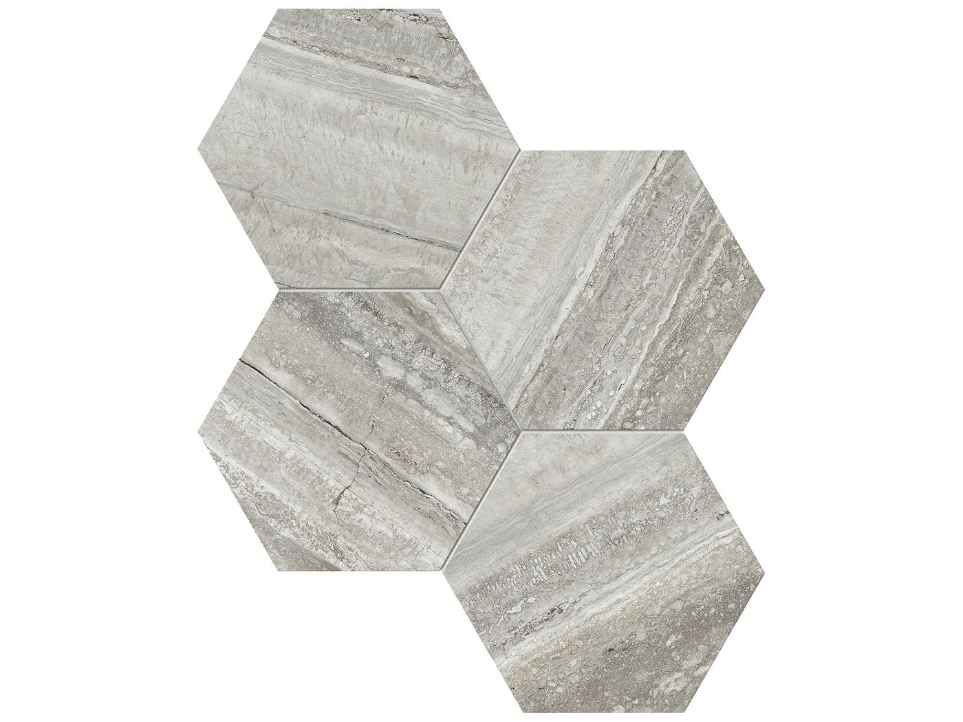 Anatolia La Marca 6" Hexagon 9.96" x 11.5" Porcelain Mosaic