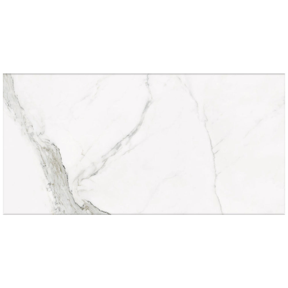 Happy Floors Statuario 12" x 24" Porcelain Tile