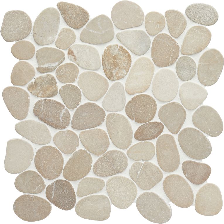 Arizona Tile Flat Pebble 12" x 12" Natural Stone Mosaic