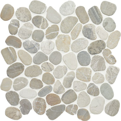 Arizona Tile Flat Pebble 12" x 12" Natural Stone Mosaic