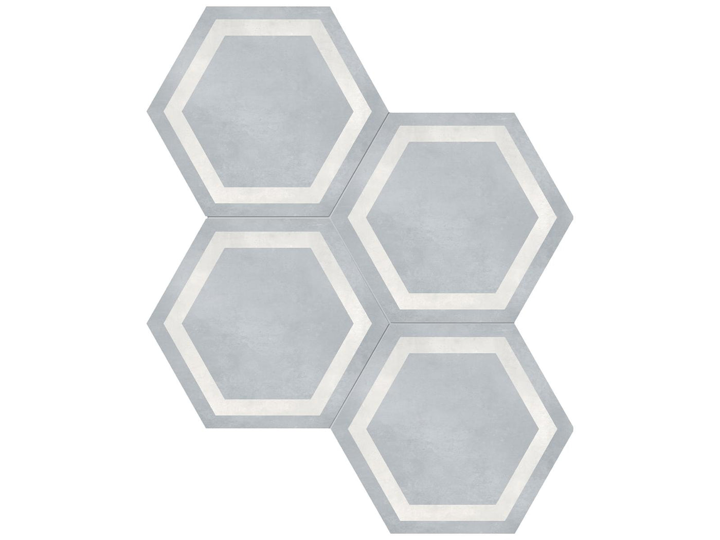 Anatolia Form Hex Frame 7" x 8" Porcelain Tile
