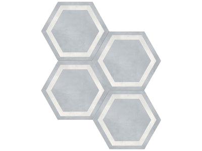 Anatolia Form Hex Frame 7" x 8" Porcelain Tile