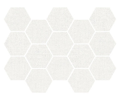 Happy Floors Fibra Hexagon 12" x 14" Porcelain Mosaic