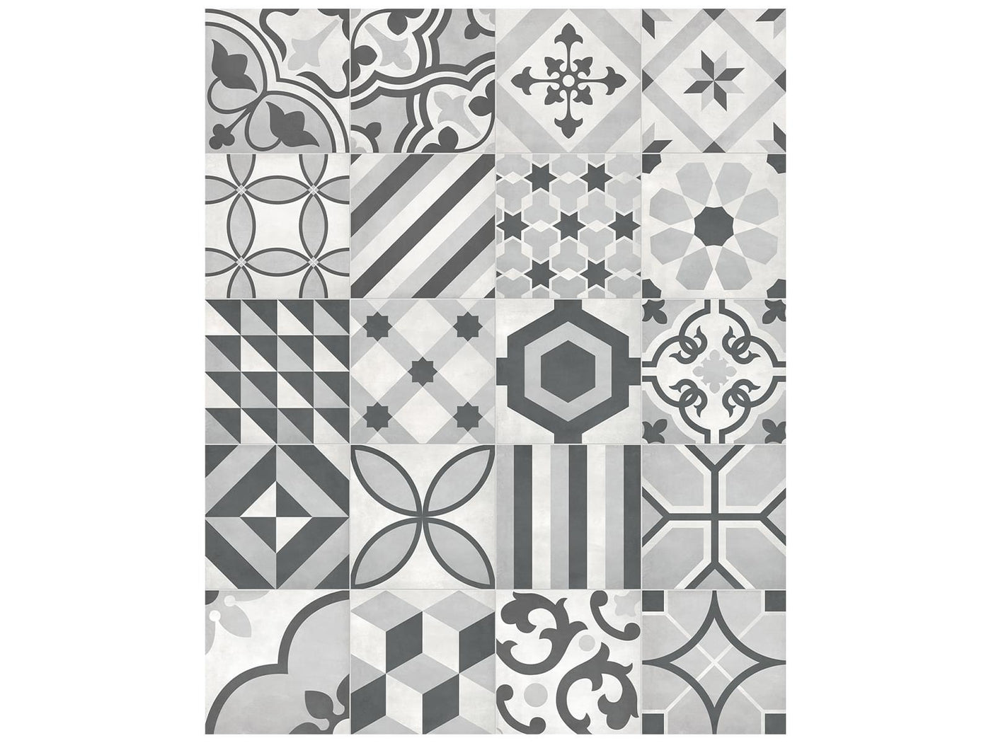 Anatolia Form Deco Blend 8" x 8" Porcelain Tile