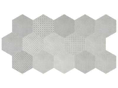 Anatolia Tapestri Hex Blend 8.5" x 9.84" Porcelain Tile