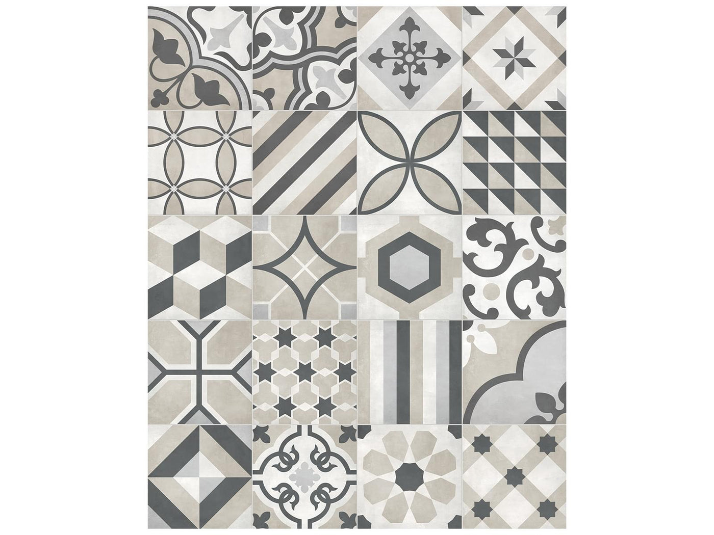 Anatolia Form Deco Blend 8" x 8" Porcelain Tile