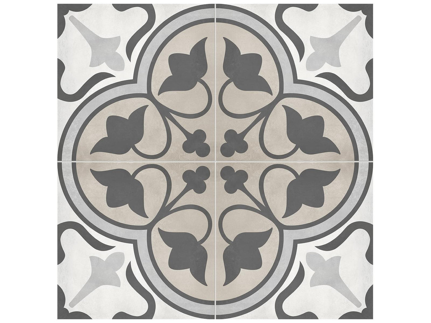 Anatolia Form Clover 8" x 8" Porcelain Tile
