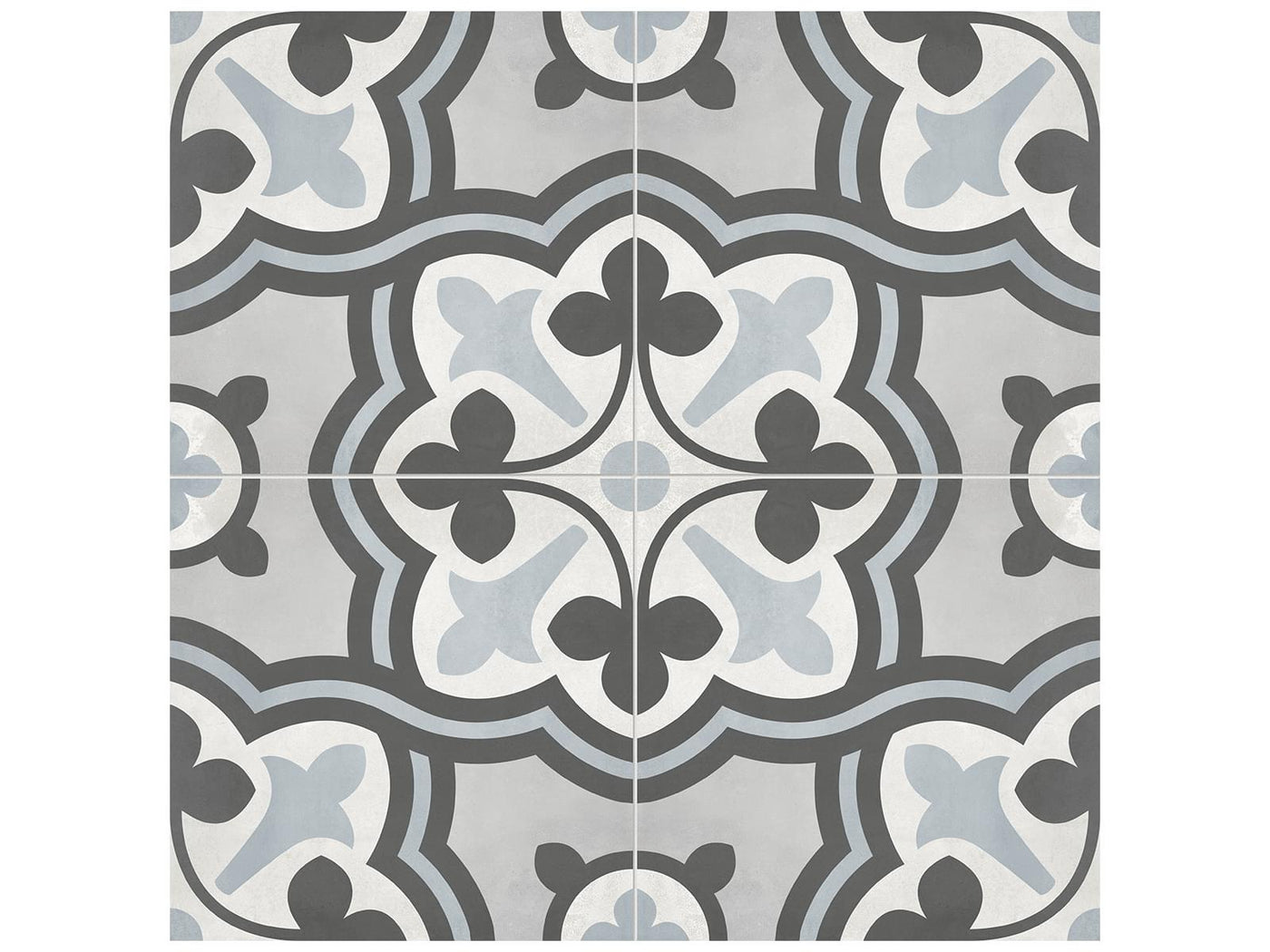 Anatolia Form Baroque 8" x 8" Porcelain Tile
