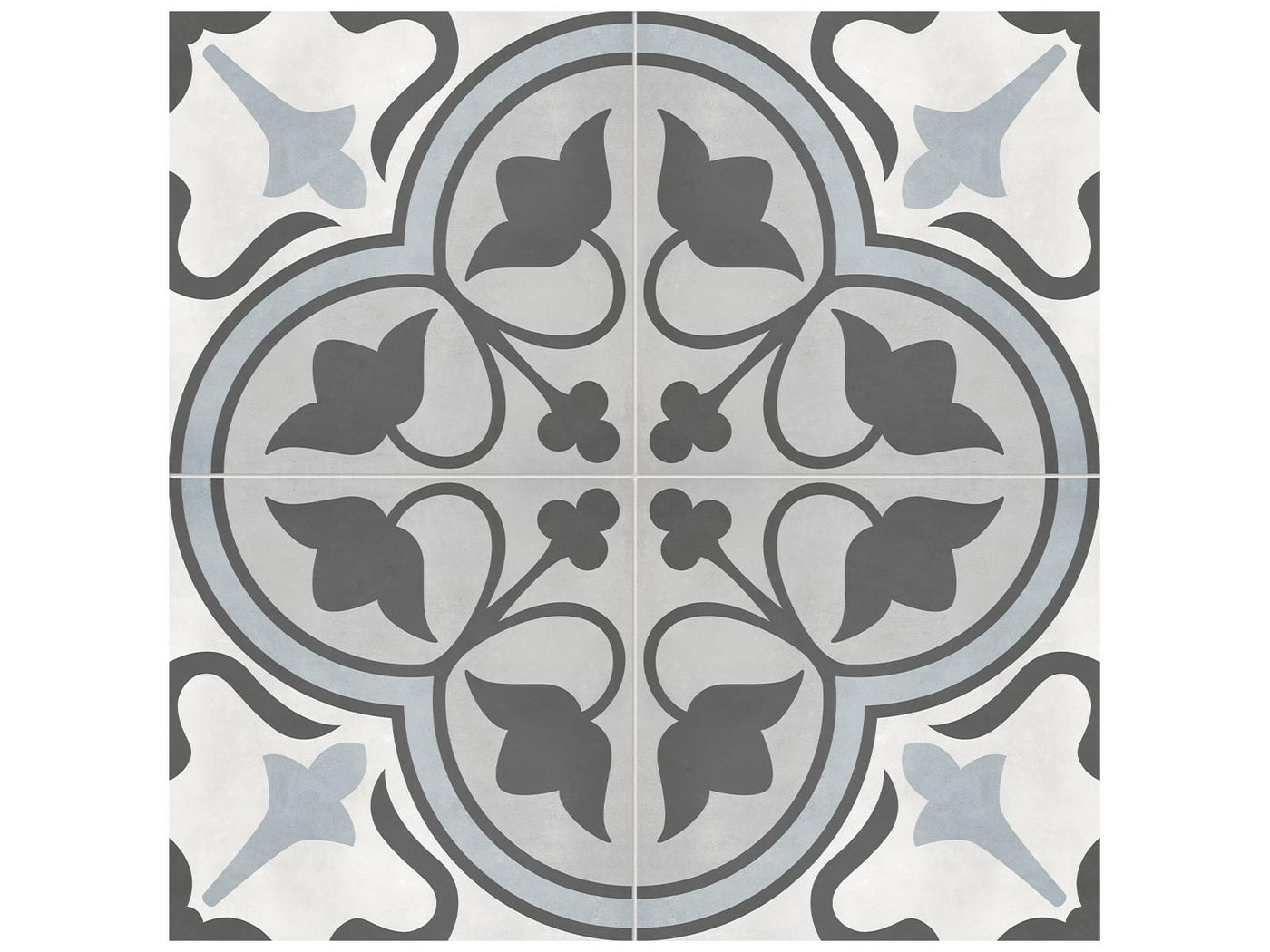 Anatolia Form Clover 8" x 8" Porcelain Tile