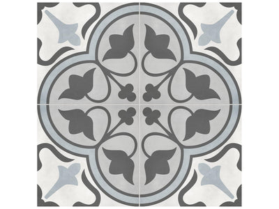 Anatolia Form Clover 8" x 8" Porcelain Tile