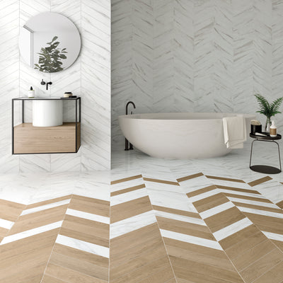 WOW 60º 4" x 20.5" Porcelain Tile