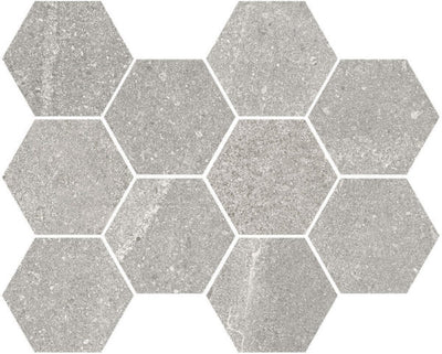 Happy Floors Austral Hexagon 8" x 10" Porcelain Mosaic