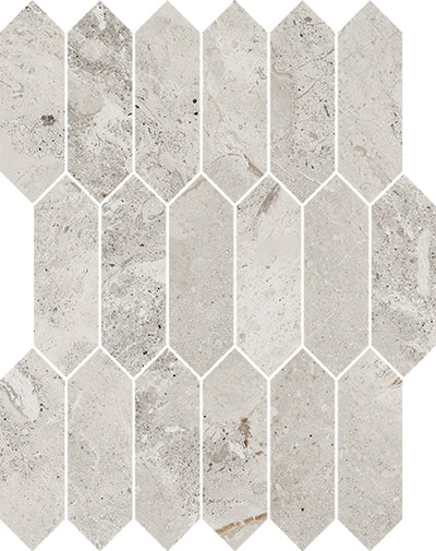 Happy Floors Eva Elongated Hexagon 11.5" x 15" Porcelain Mosaic