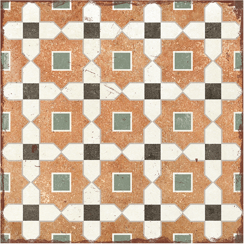 Maniscalco Alhambra Deco 8" x 8" Porcelain Tile