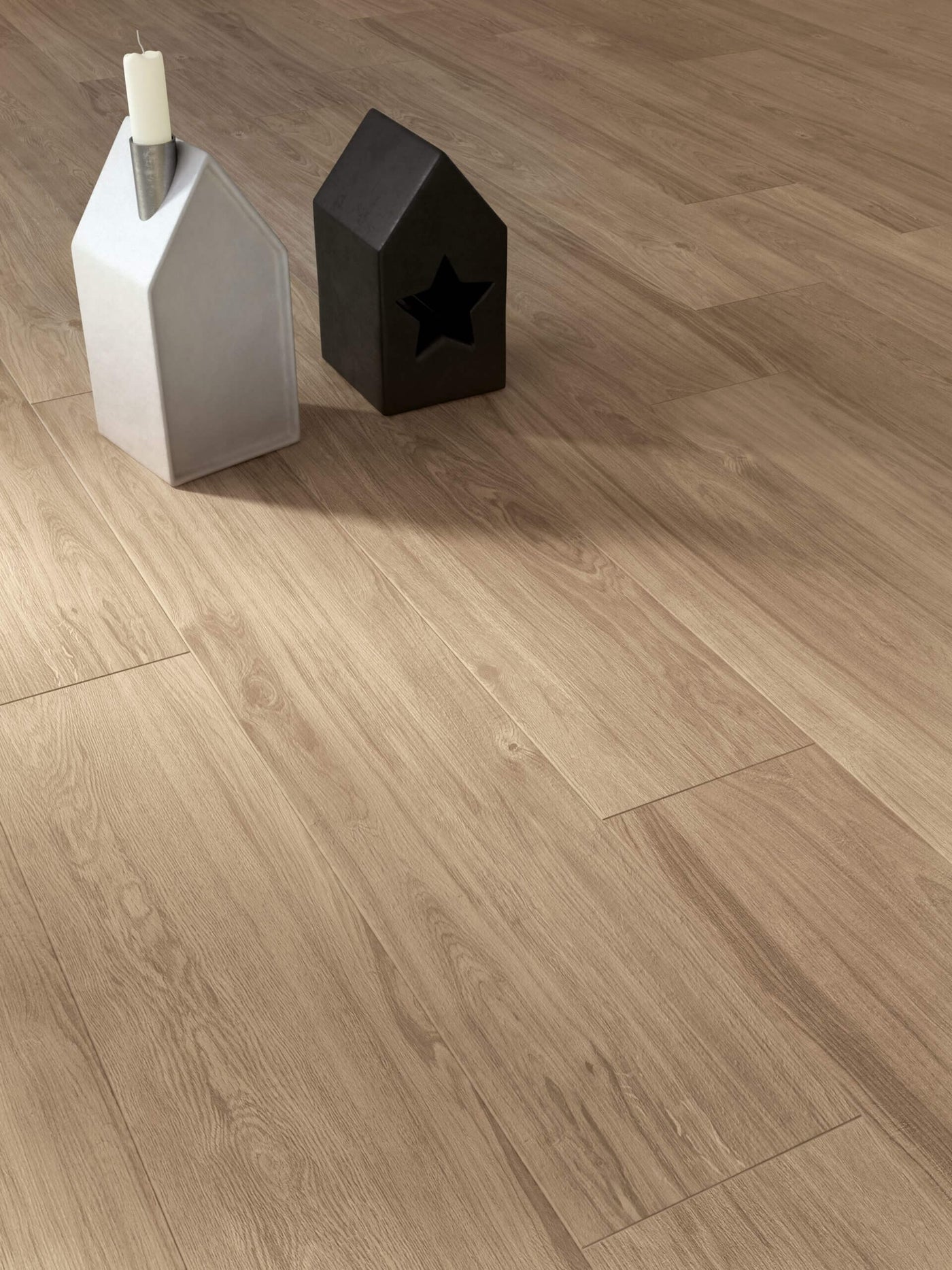 Happy Floors Acorn 4" x 24" Porcelain Plank