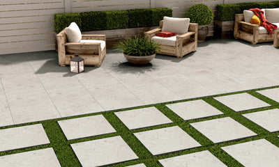 Happy Floors Coralina 24" x 24" Porcelain Paver Perla